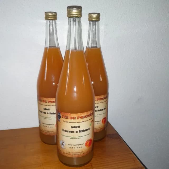 Jus de pomme issu des vergers